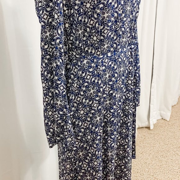 Lulu's Mandala Daydream Blue/White Maxi Dress - Picture 4 of 9